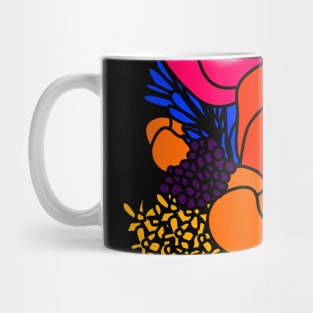 Botanical colorful flowers Mug